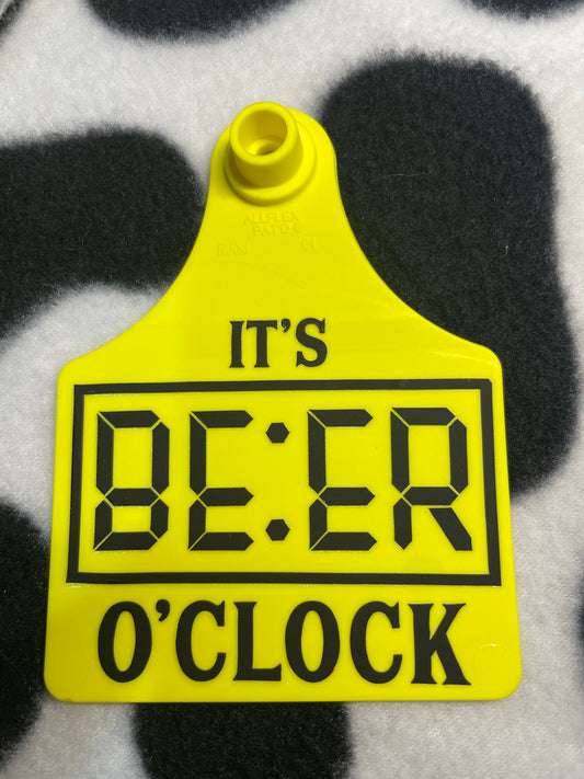 BEER OCLOCK - PRE DESIGNED TAGS